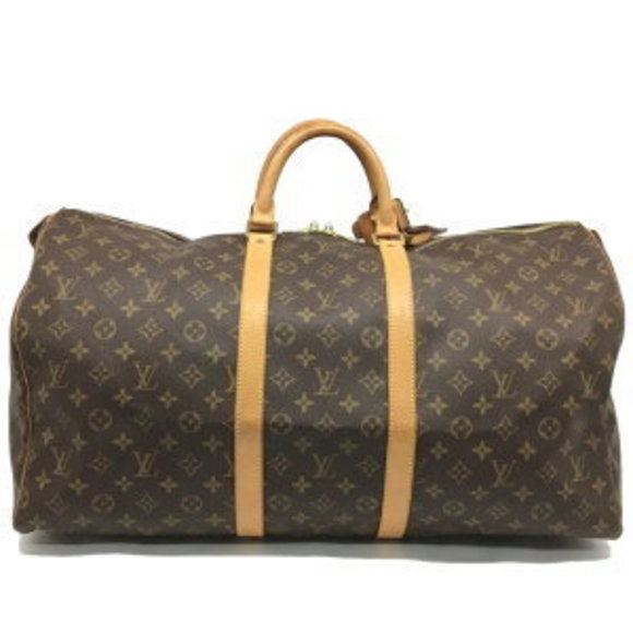 Louis Vuitton Travel Keepall Handbag Monogram Boston Bag - Picture 1 of 7